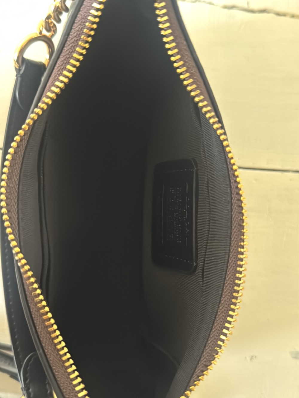 COACH Teri Shoulder Bag In Signature Canvas Black ( New) ( Same Day Shipping) - Picture 11 of 11